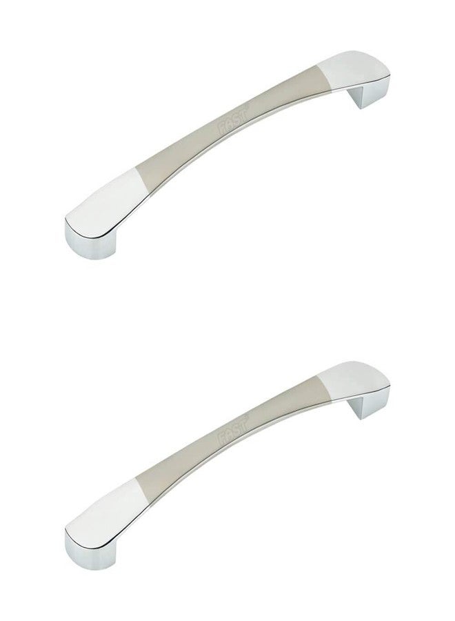 FAST CP Pandadi Chrome Plated and Stainless Steel Silver Finish Furniture Cabinet Pull Handle for Cabinets Door & Drawer 2pcs (160mm 8inch) - Image 1